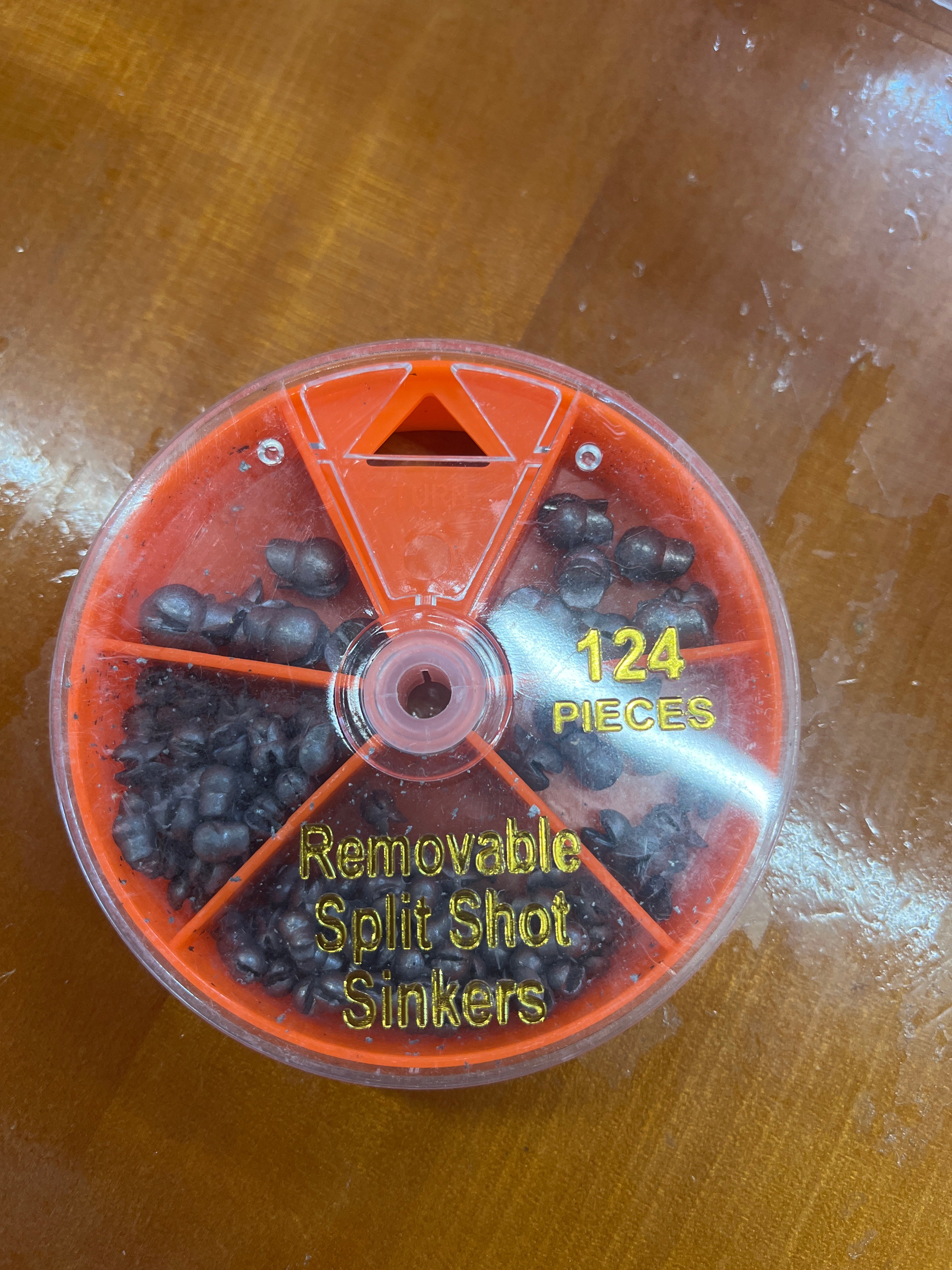 Removable Split Shot Sinkers - Assorted